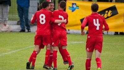 Liverpool Juniors in action at the Milk Cup