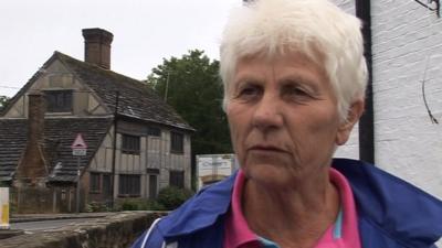 Balcombe resident Jacky Hall