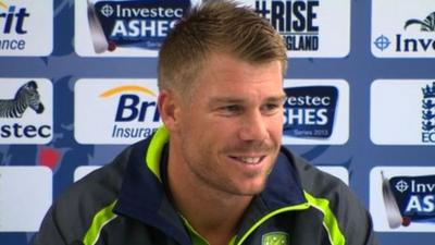 Australia's David Warner