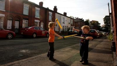 children playing