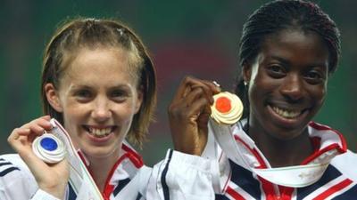 Nicola Sanders and Christine Ohuruogu