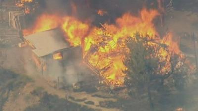 Fires continue to spread across southern California