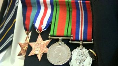 Fred Mullis' 1939-45 Star, France and Germany Star, Defence Medal and War Medal 1939-45