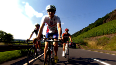 World Ironman champion Leanda Cave at her training camp in Germany