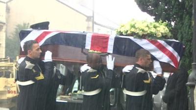 Funeral of Cpl James Dunsby