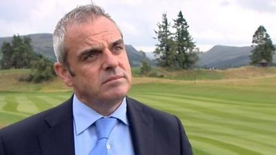 Ryder Cup captain Paul McGinley