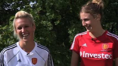 Alex Danson & Lily Owsley (right)