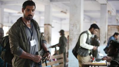 John Abraham in a still from Madras Cafe