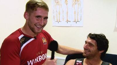 Sam Tomkins and Matty Smith