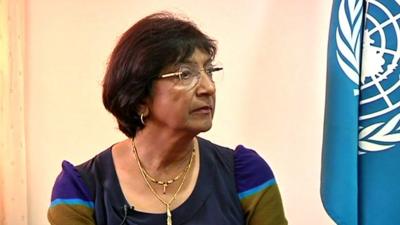 UN Human Rights Commissioner, Navi Pillay