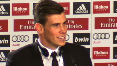 Real Madrid new signing Gareth Bale