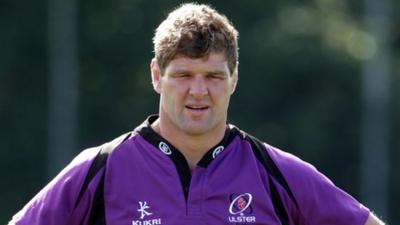 Ulster player Johann Muller