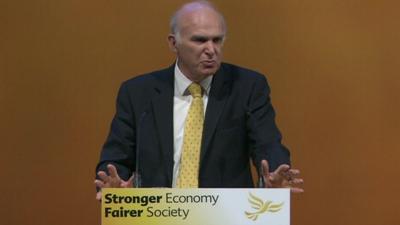 Business Secretary Vince Cable