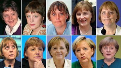 The many faces of Angela Merkel