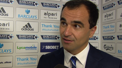 Everton manager Roberto Martinez