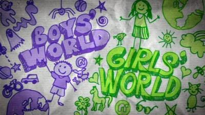 Boys' world girls' world logo