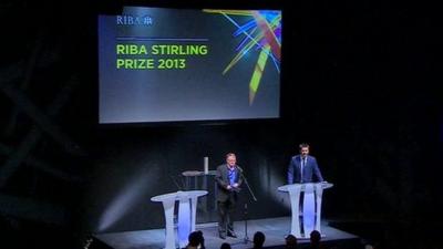 Riba President Stephen Hodder on stage