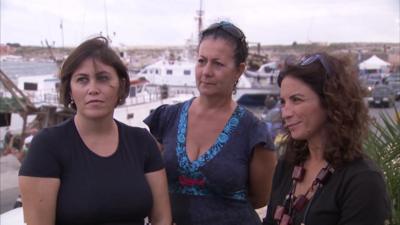 Three women from Lampedusa.