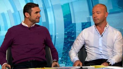 Martin Keown and Alan Shearer