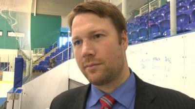 Sheffield Steelers coach Doug Christiansen