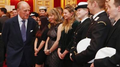 The Duke of Edinburgh attends a reception to celebrate the 500th anniversary of his Duke of Edinburgh Award