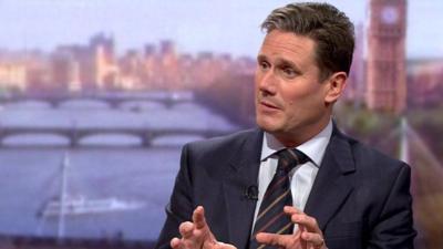 Director of Public Prosecutions Keir Starmer on the Andrew Marr Show