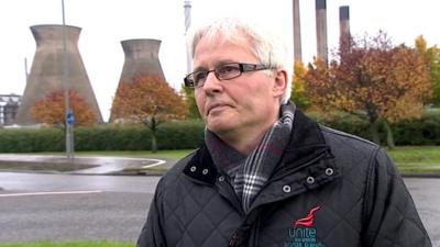 Pat Rafferty at Grangemouth
