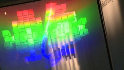 Digital art on display at the ZKM Centre for Art and Media
