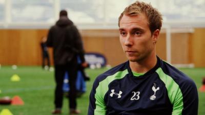 Tottenham midfielder Christian Eriksen