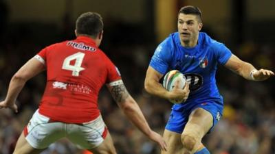 Italy's James Tedesco