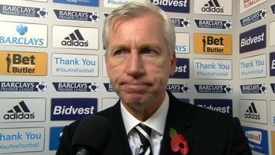 Newcastle manager Alan Pardew