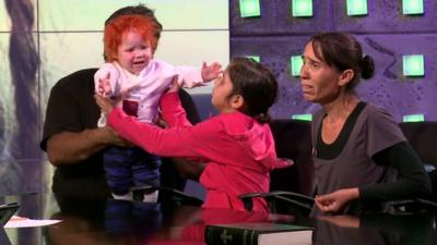 Sasha Ruseva and her family