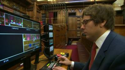 Editing and camera control in courtroom