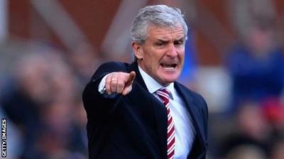 Mark Hughes' side drew with Southampton