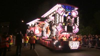 Bridgwater carnival cart