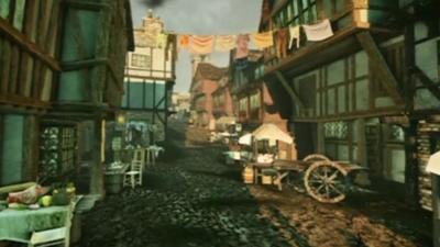3D view of Tudor London