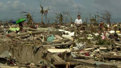 Rupert Wingfield-Hayes in Tacloban