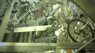 A robotic bike park