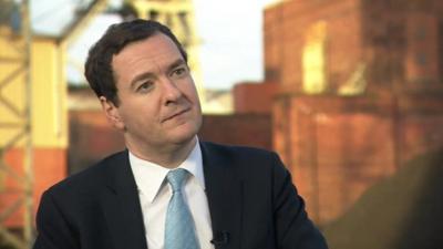 Chancellor George Osborne