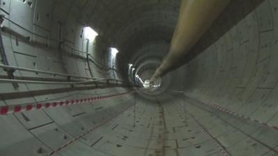 Crossrail tunnel