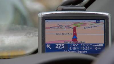 Sat-nav in Bath