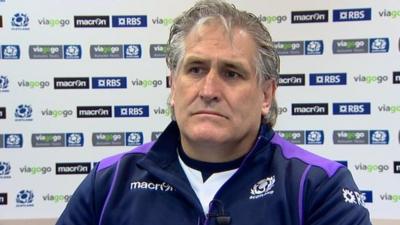 Scotland interim head coach Scott Johnson