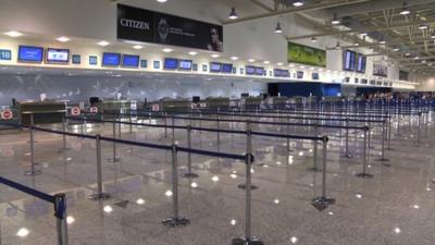 interior of airport