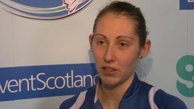 Scottish badminton player Kirsty Gilmour