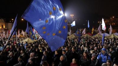 Pro-EU rally in Kiev