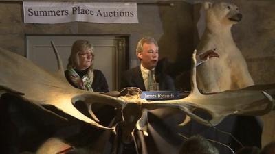 Auctioneer James Rylands