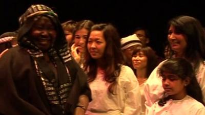 Multicultural nativity play at Wales Millennium Centre