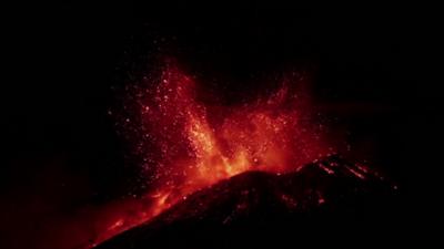 Mount Etna eruption