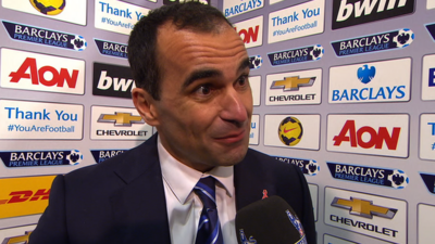 Everton manager Roberto Martinez