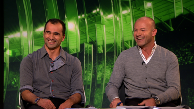 Roberto Martinez and Alan Shearer